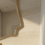 Brass Mirror; Handmade Moroccan Luxury Vanity Mirror — view 6