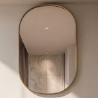 Modern Brass Vanity Mirror, Handmade Wall Mirror, Luxury Decor — view 6
