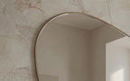 Sculptural Brass Mirror, Handmade Luxury Statement Wall Art, Modern Interior Decor — view 3