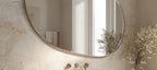Sculptural Brass Mirror, Handmade Luxury Statement Wall Art, Modern Interior Decor — view 4