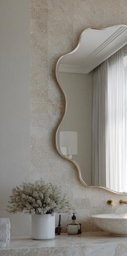 Artisan Brass Mirror, High-End Designer Wall Mirror, Contemporary Luxury Decor — view 2