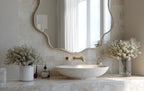 Artisan Brass Mirror, High-End Designer Wall Mirror, Contemporary Luxury Decor — view 6