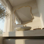 Brass Mirror; Handmade Moroccan Luxury Vanity Mirror — view 3