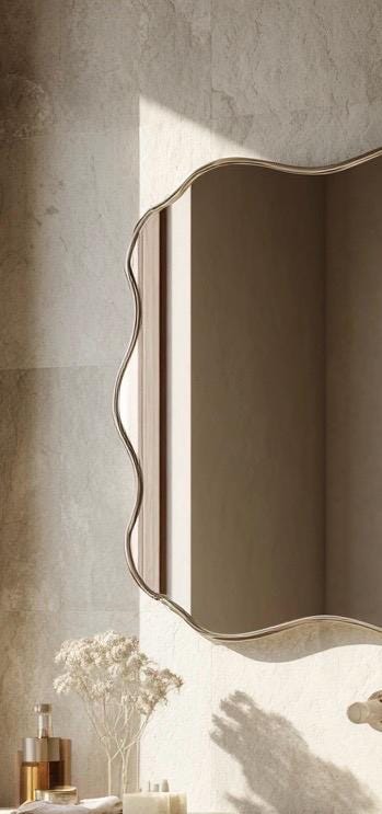 Artisan Brass Mirror, High-End Designer Wall Mirror, Contemporary Luxury Decor — view 2