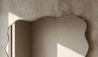 Artisan Brass Mirror, High-End Designer Wall Mirror, Contemporary Luxury Decor — view 3