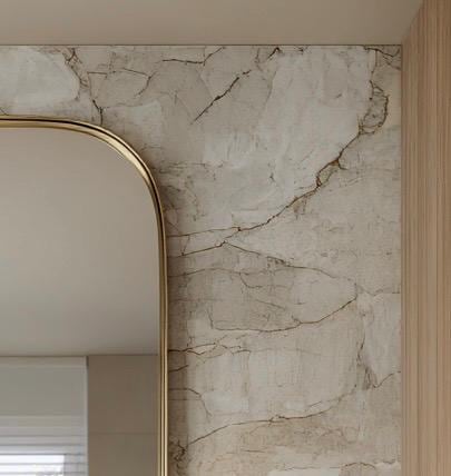 Unlacquered Brass Mirror, Luxury Handmade Bathroom Vanity Mirror, Minimalist Decor — view 7