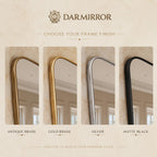 Brass Vanity Mirror, Antique Brass Wall Decor — view 9